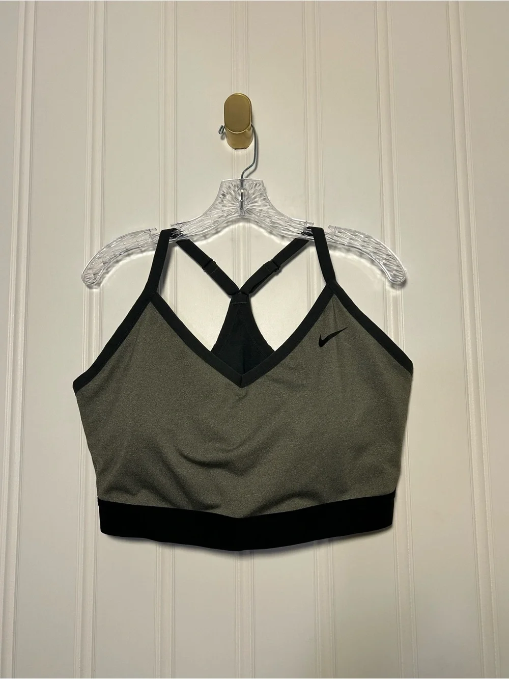 Nike Plus Women’s Indy Dri-FIT Low-Impact Sports Bra Gray 3X